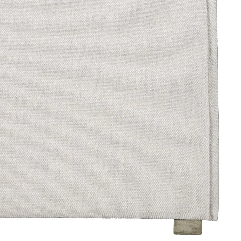 Maxine King Size Upholstered Bed - Grey, Wood