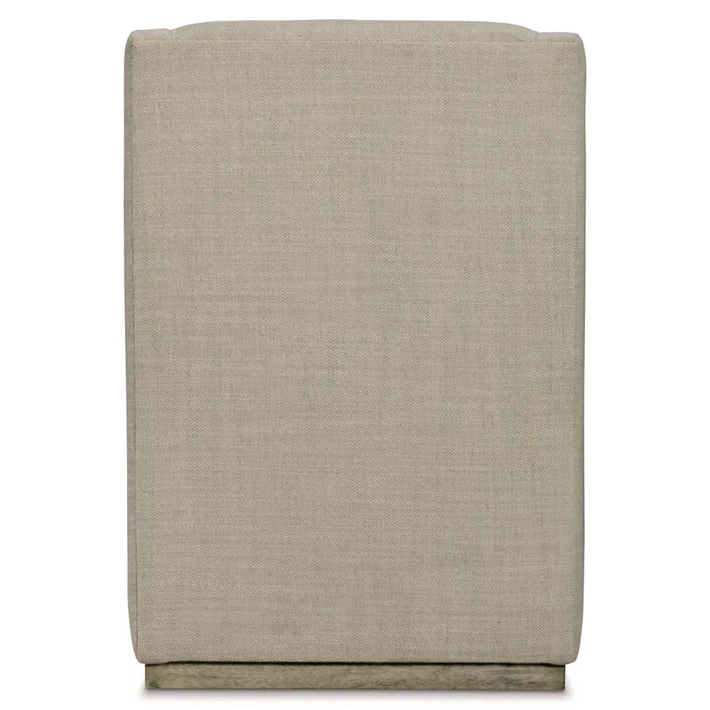 Maxine Upholstered Dining Arm Chair - Beige