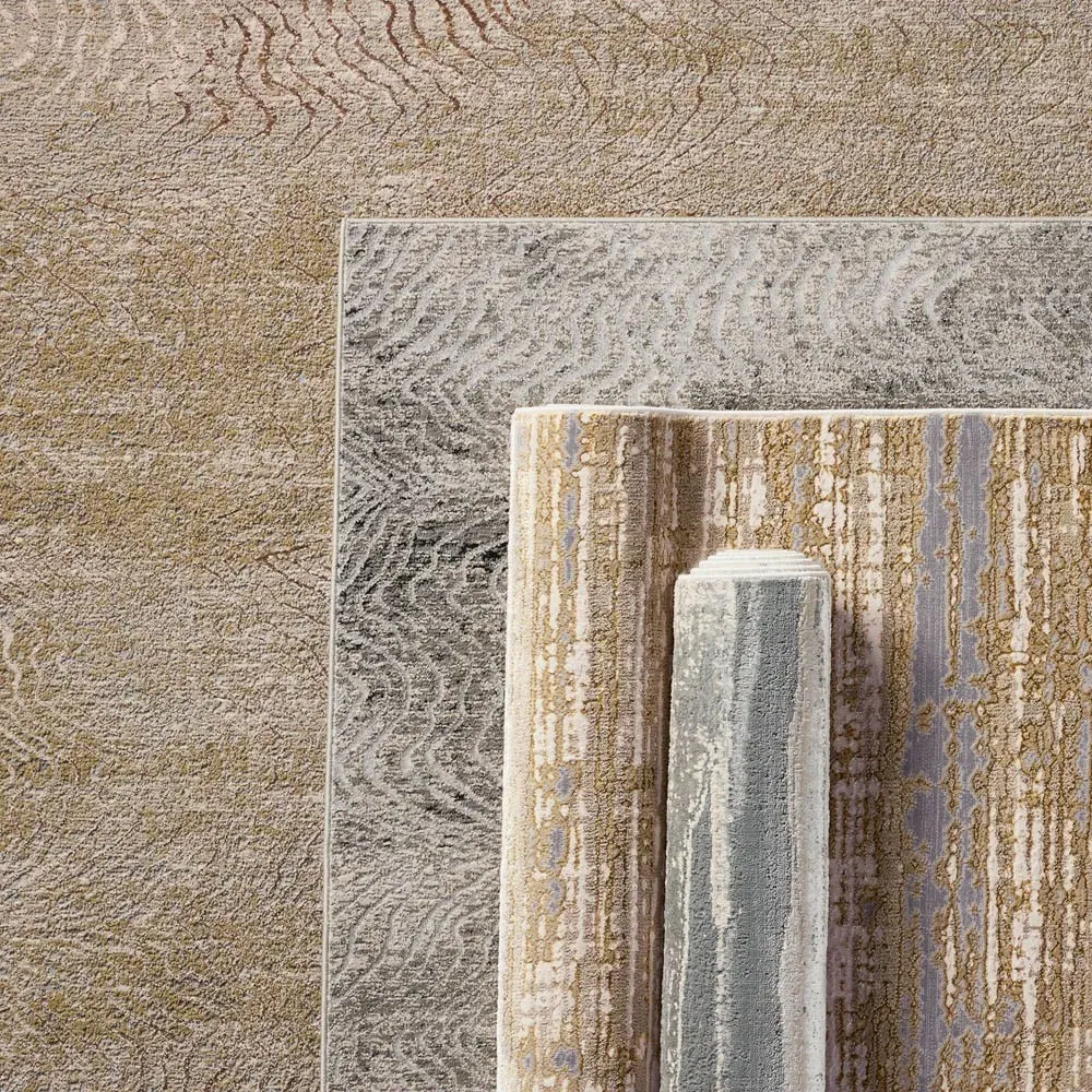 May Animal Patterned Rug Sample - Brown