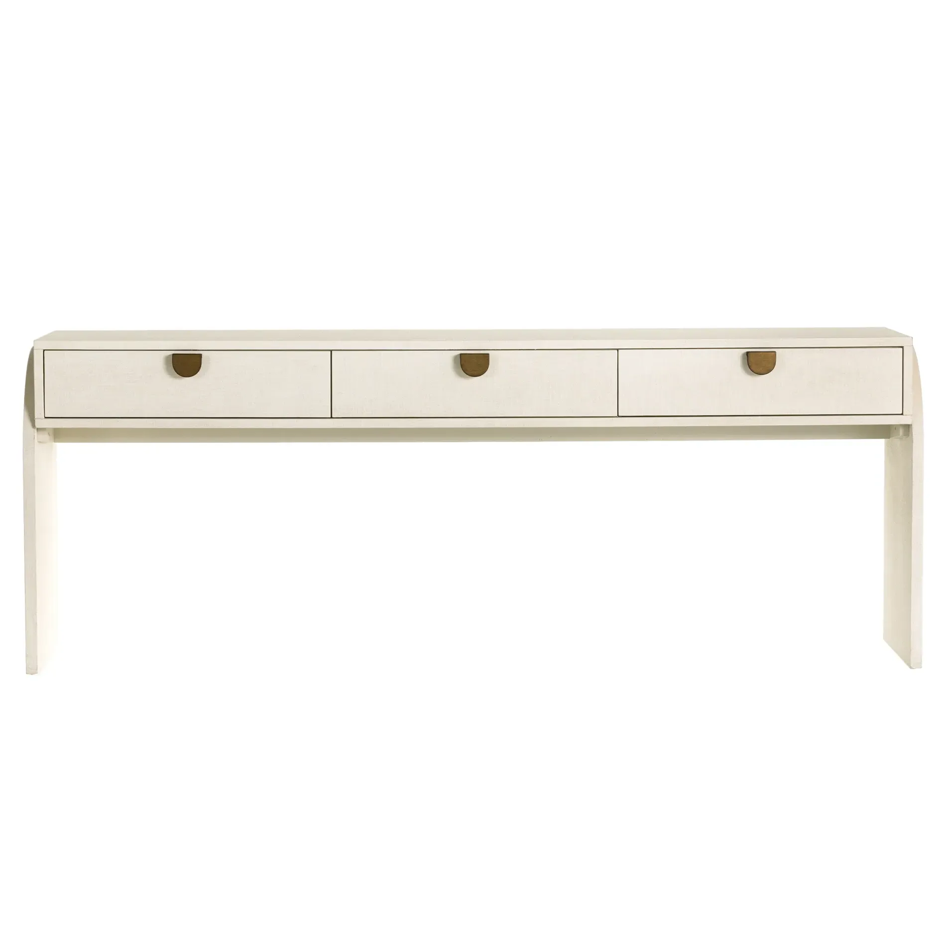 Maya Console Table - Cream, Mahogany