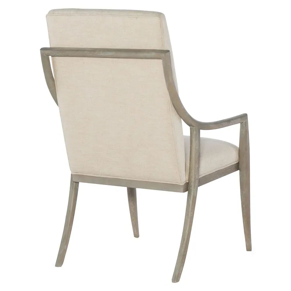 Maya Dining Arm Chair - Beige, Oak