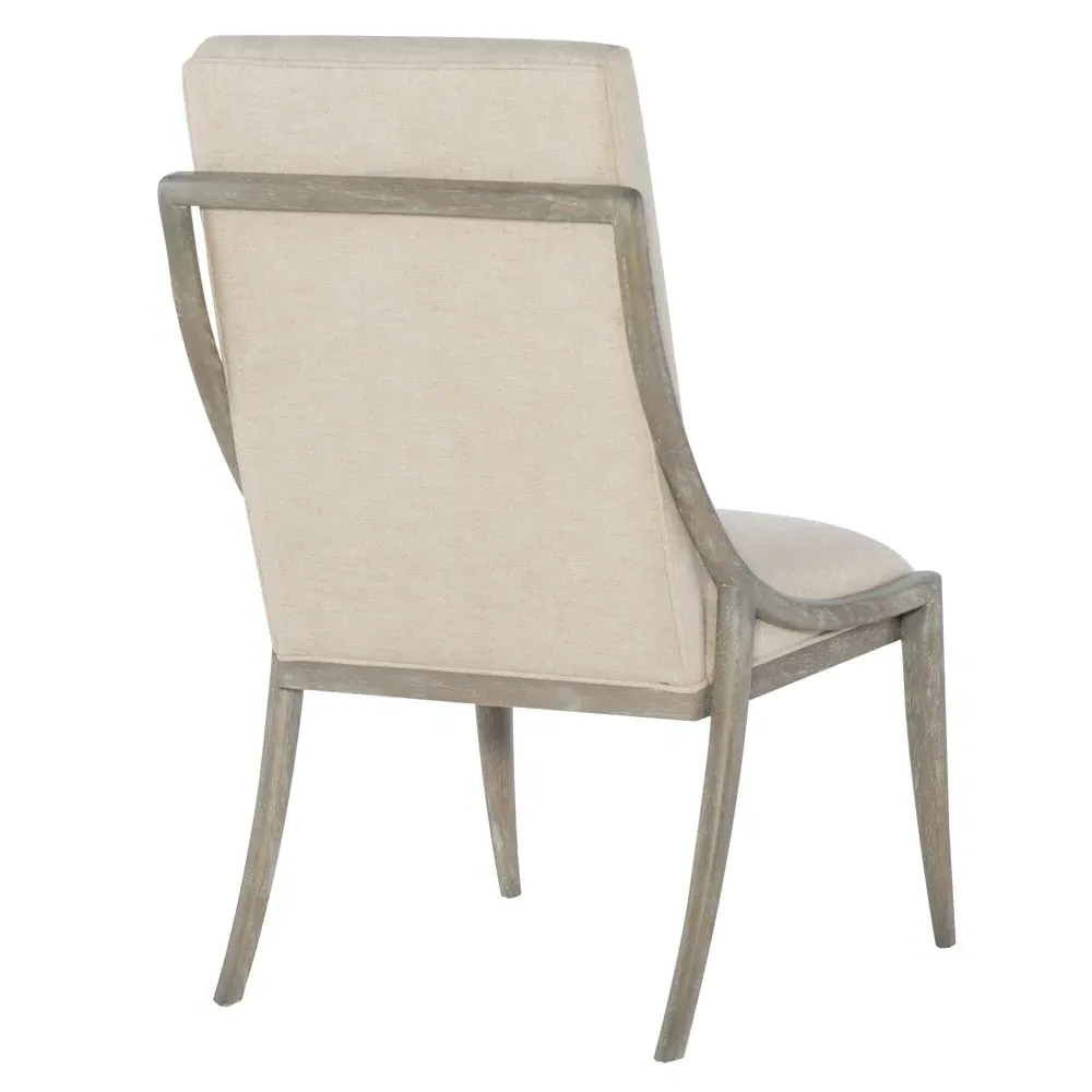 Maya Dining Side Chair - Beige, Oak