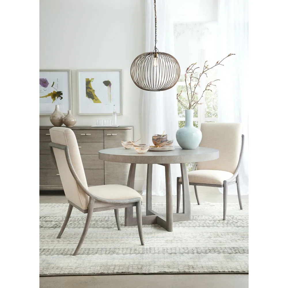 Maya Dining Side Chair - Beige, Oak