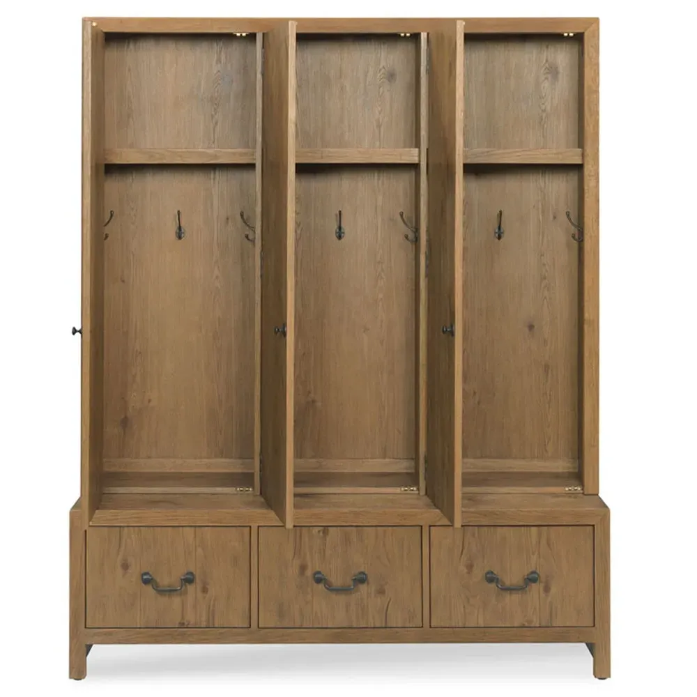 Maya Entryway Cabinet - Brown, Oak
