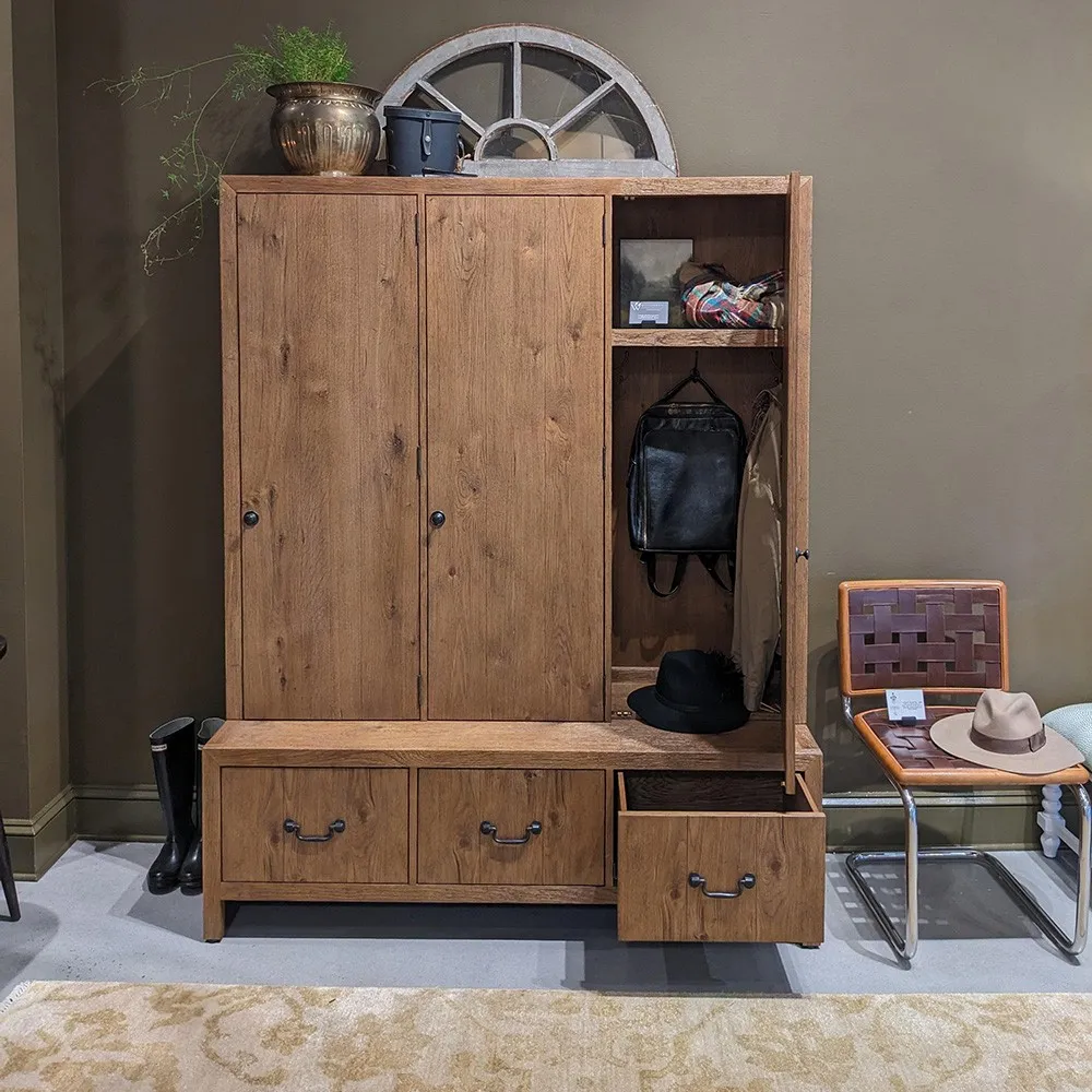 Maya Entryway Cabinet - Brown, Oak