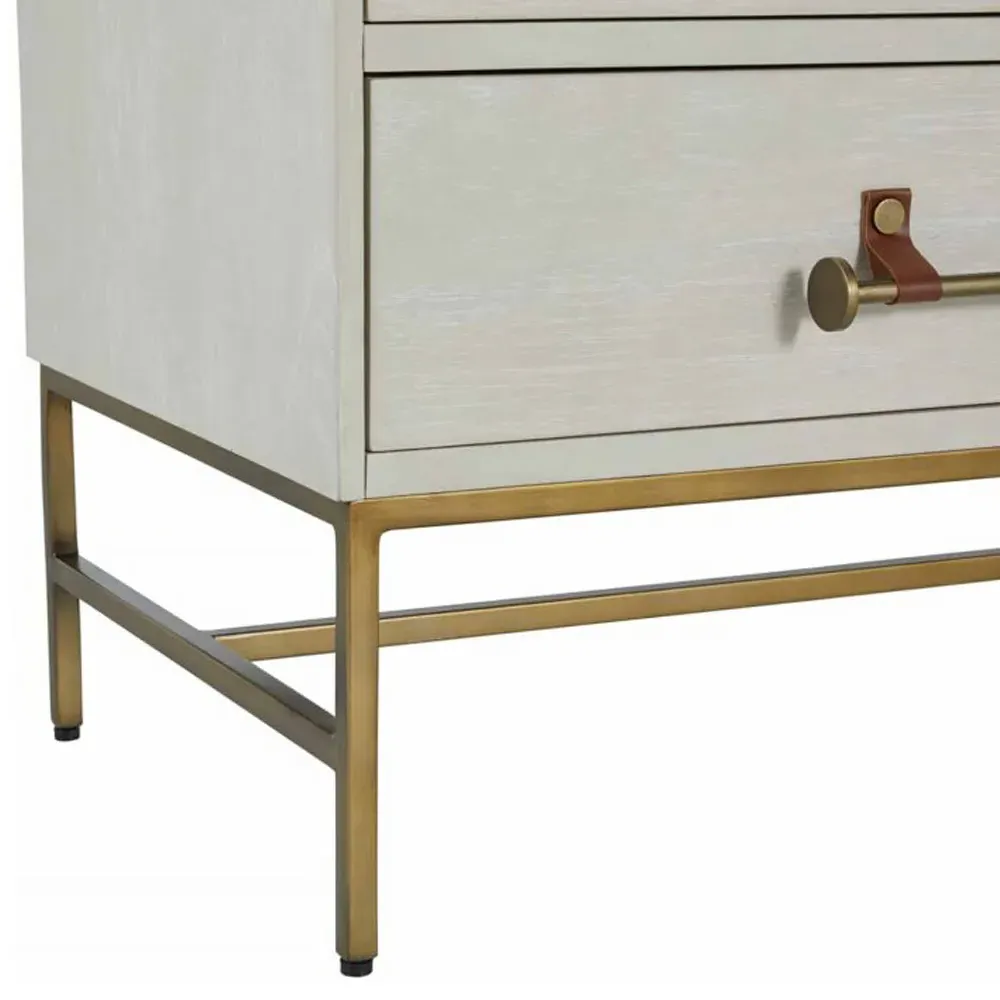 Maya French Country Dresser - White, Mindy Wood