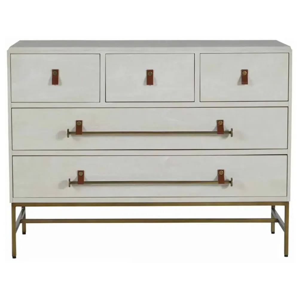 Maya French Country Dresser - White, Mindy Wood image