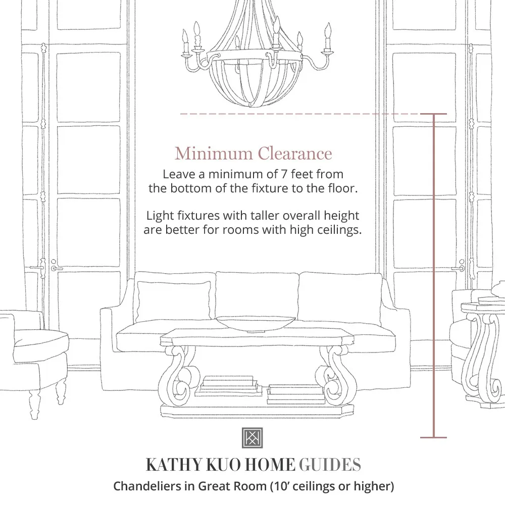 Maya Jute Shade Chandelier - Natural, Wood