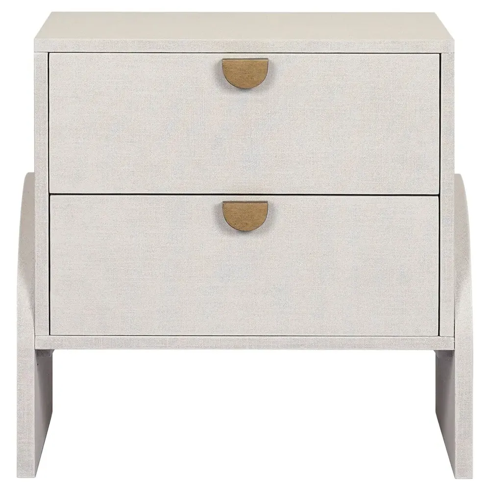 Maya Nightstand - Cream, Linen image