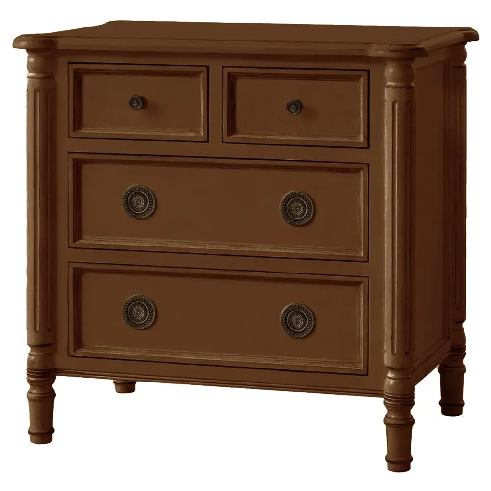 Maya Nightstand - Pecan Brown, Alder Wood image