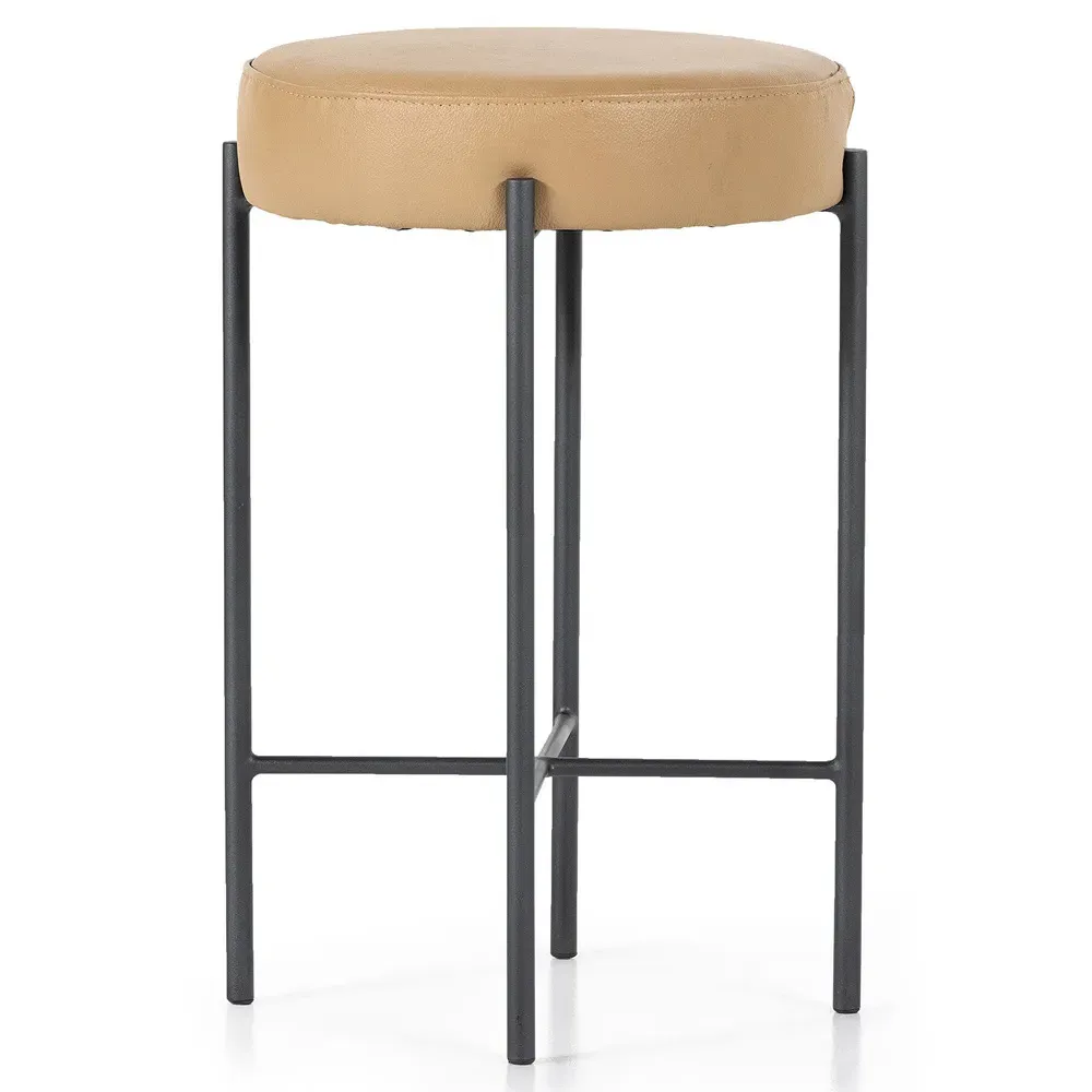 Maynard Counter Stool - Brown, Iron