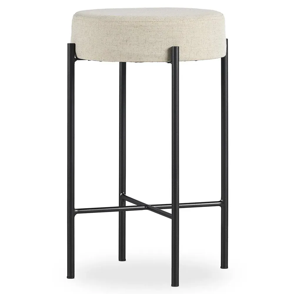 Maynard Counter Stool - Cream, Iron