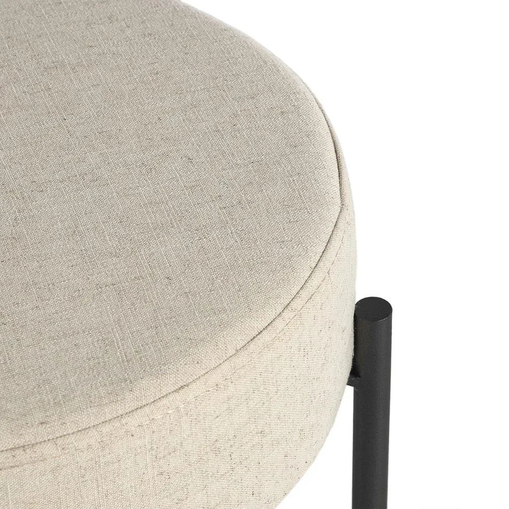 Maynard Counter Stool - Cream, Iron