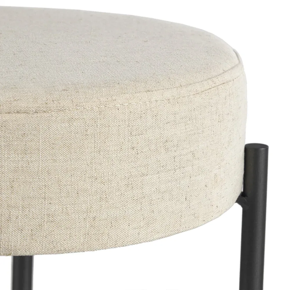 Maynard Counter Stool - Cream, Iron