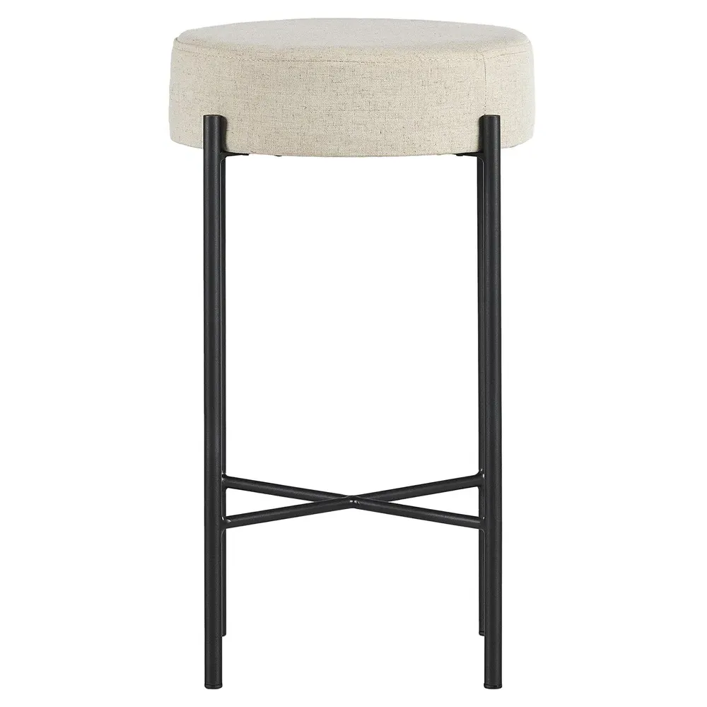Maynard Counter Stool - Cream, Iron