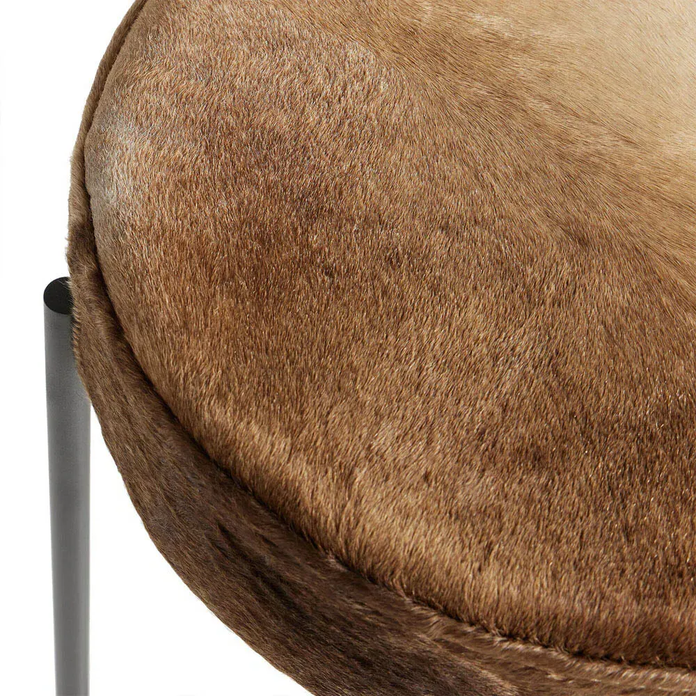 Maynard Counter Stool - Speckled Hide, Iron