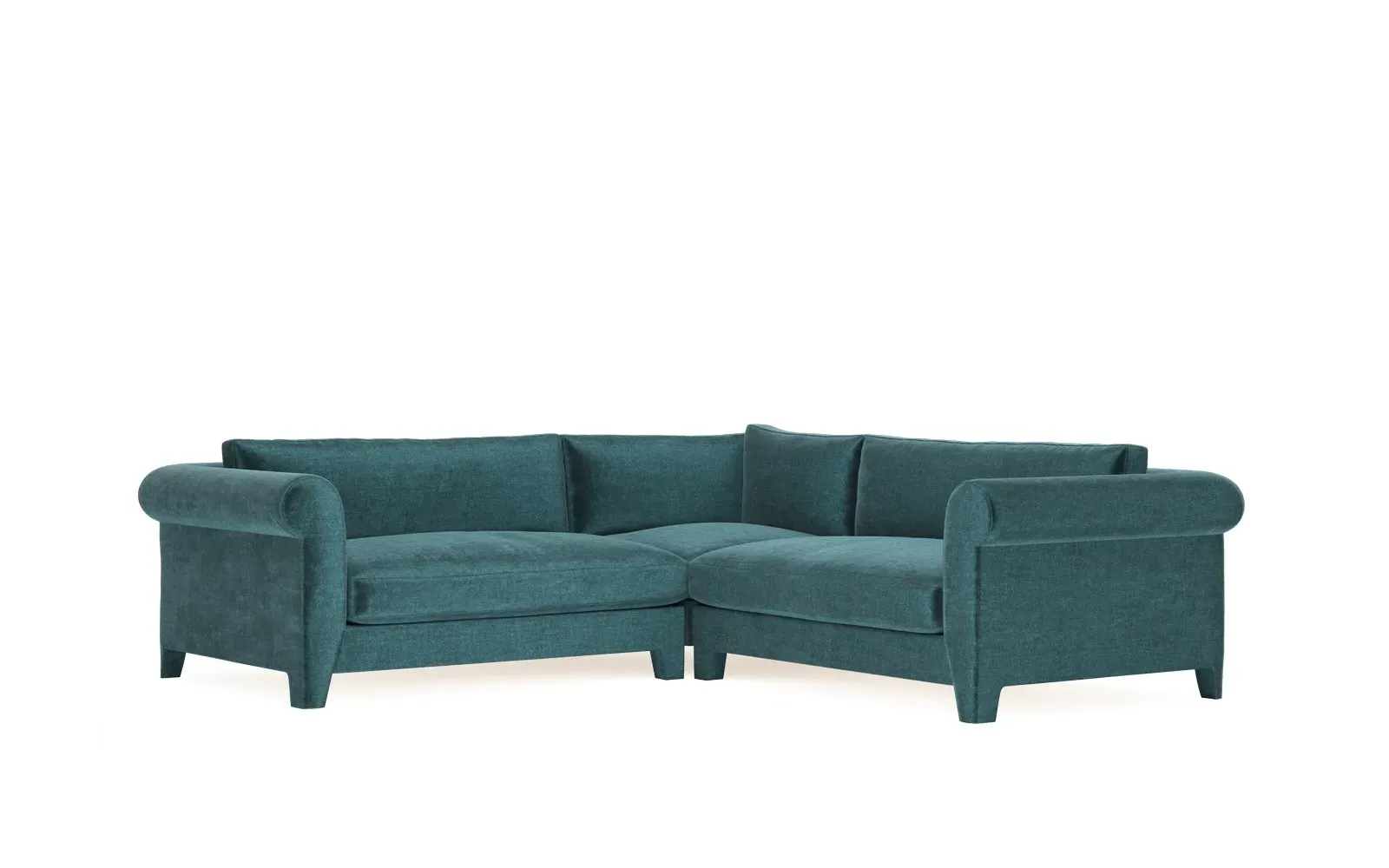 McKinley Corner Sectional Sofa - Mallard Green