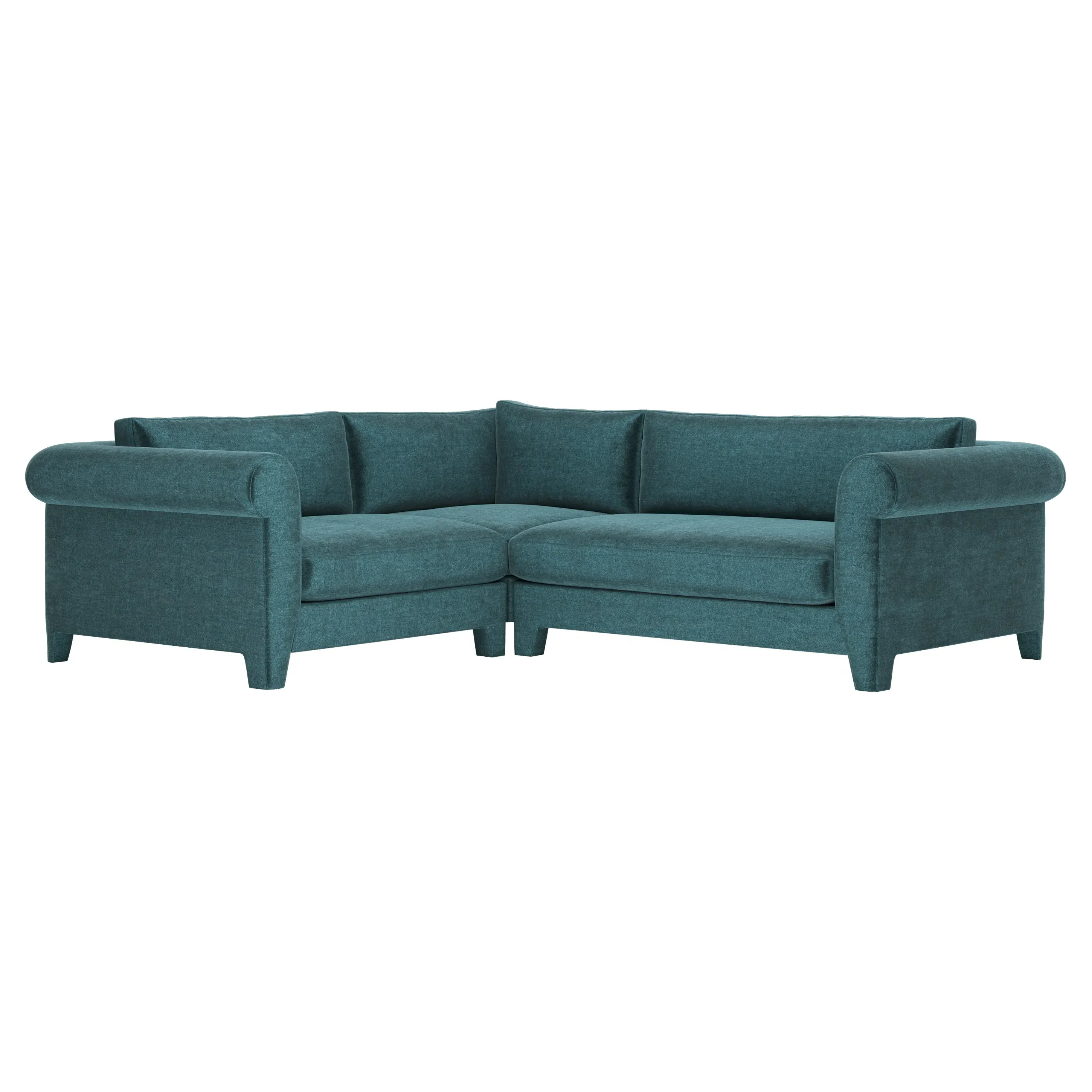 McKinley Corner Sectional Sofa - Mallard Green