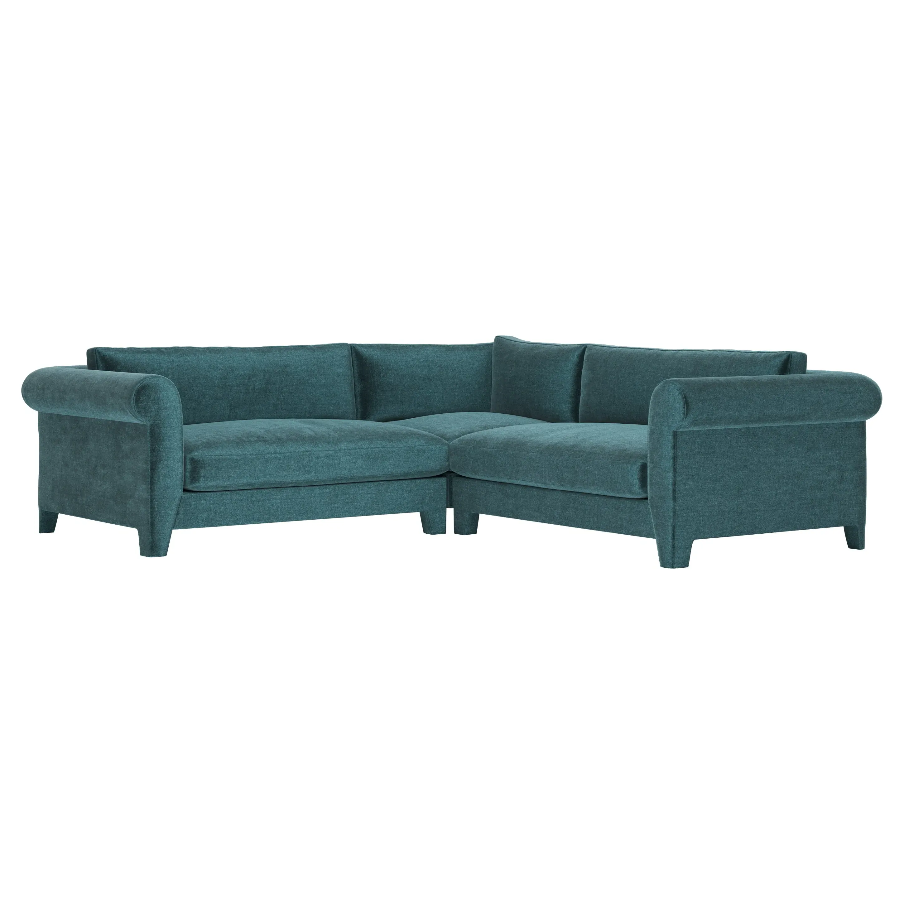 McKinley Corner Sectional Sofa - Mallard Green