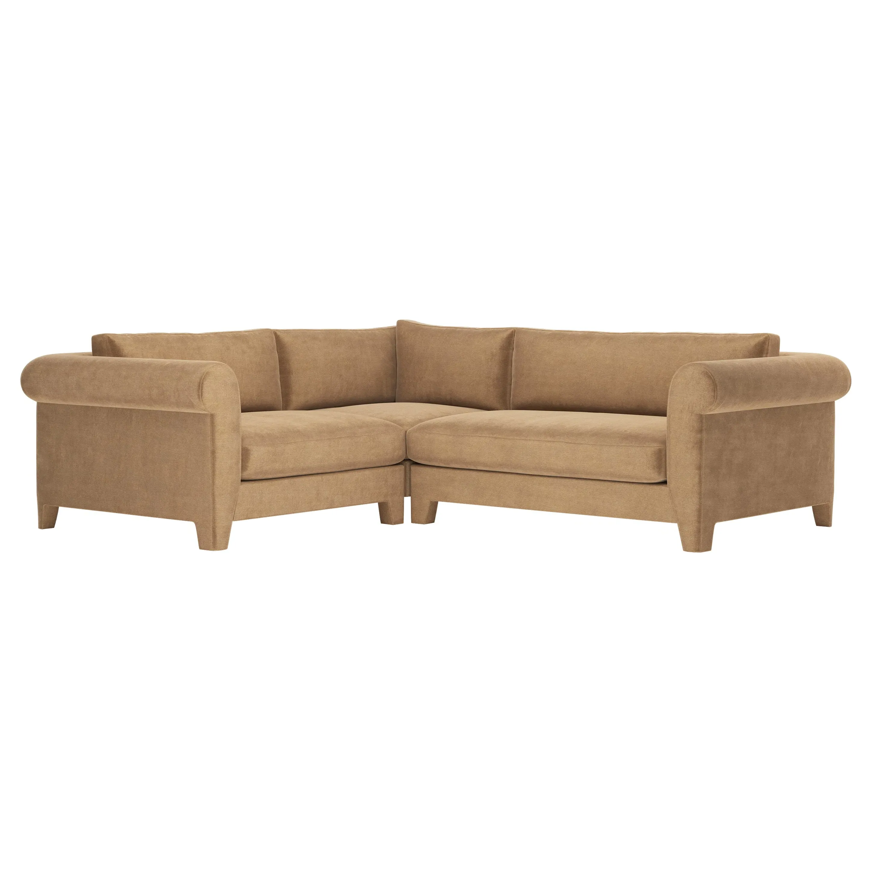 McKinley Corner Sectional Sofa - Nutmeg