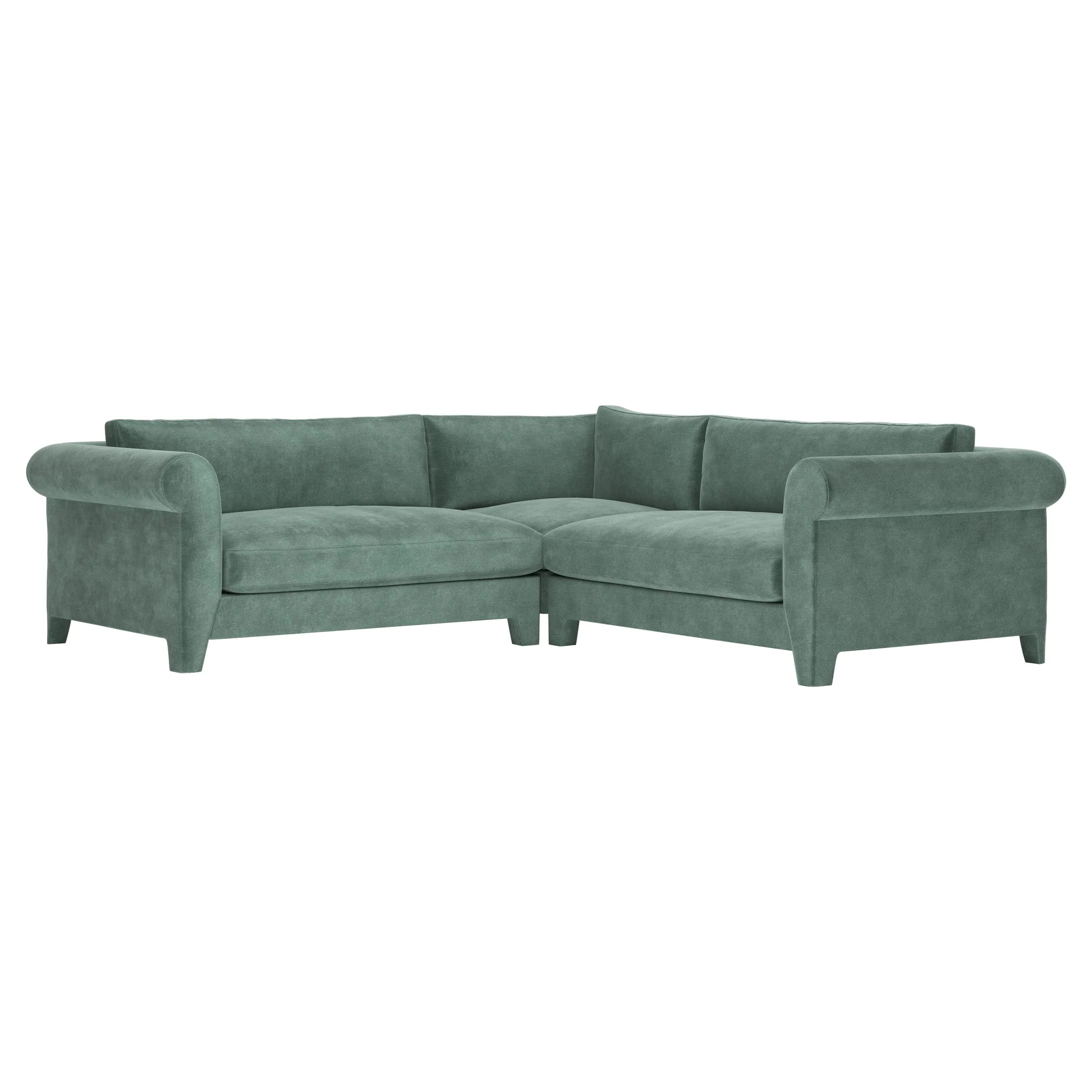 McKinley Corner Sectional Sofa - Spanish Moss