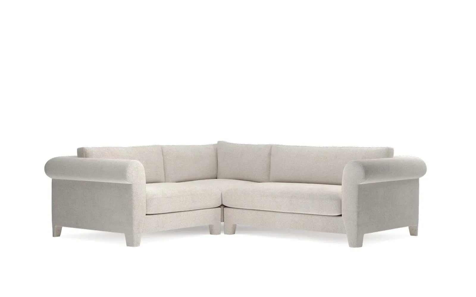 McKinley Left End Corner Sectional Sofa - Alabaster