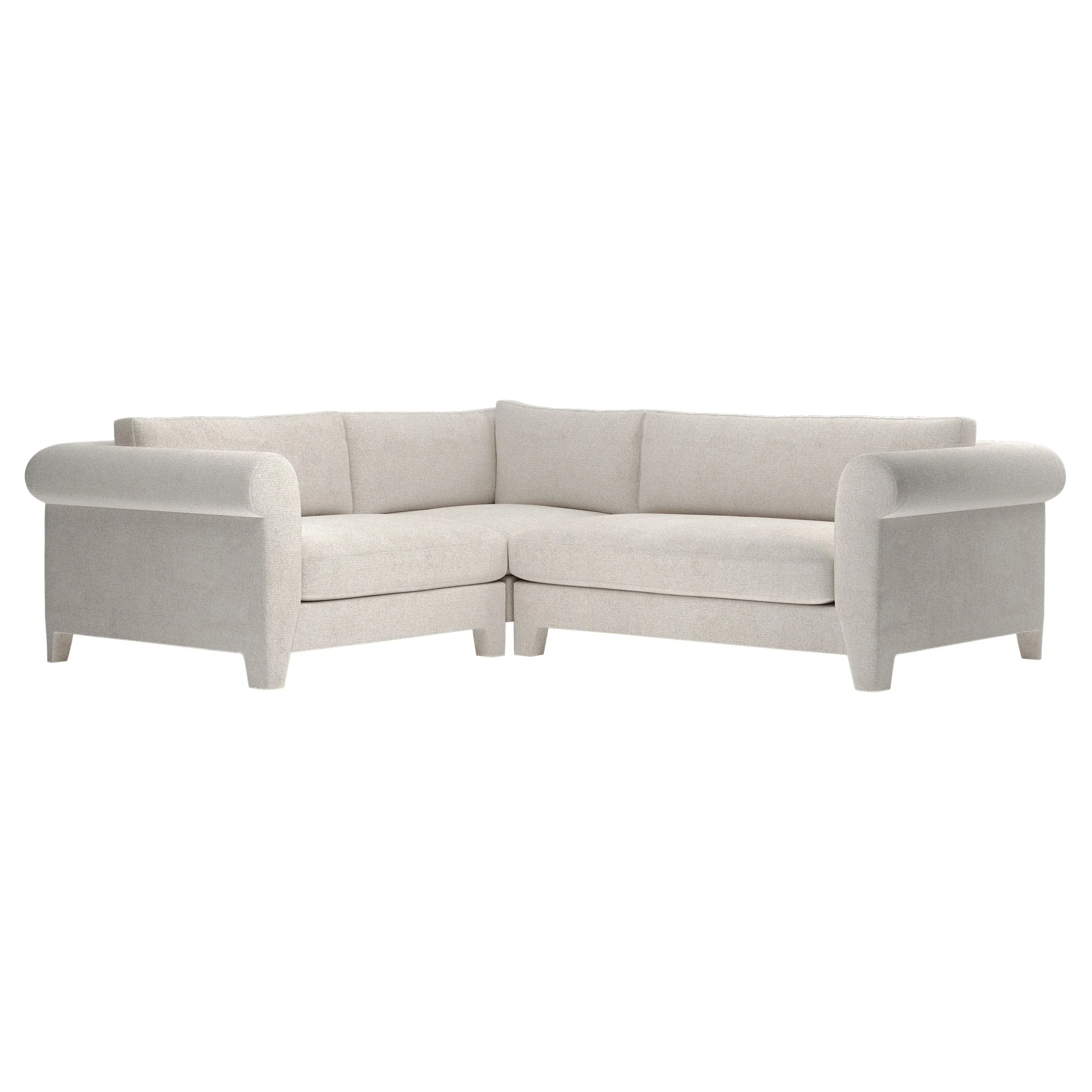 McKinley Left End Corner Sectional Sofa - Alabaster