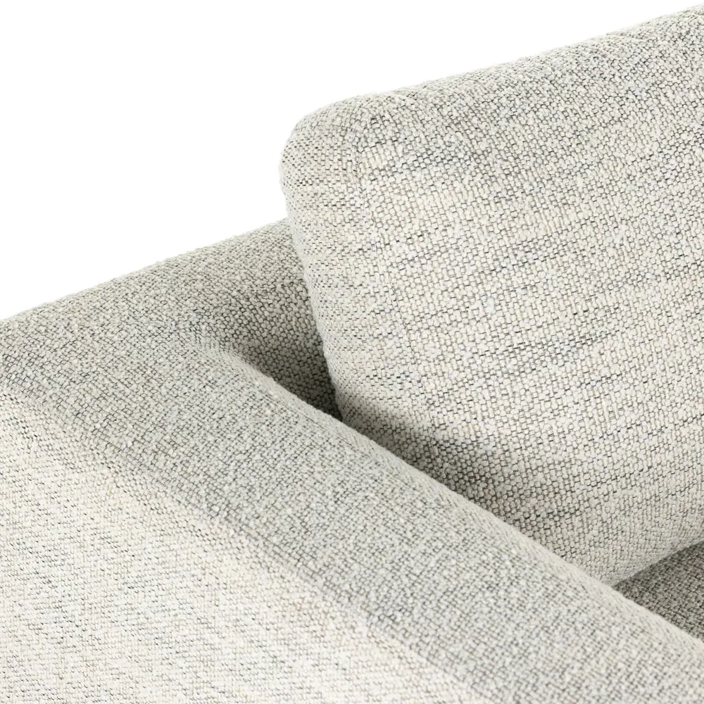 Meddie 88.5" Sofa Bed - Off White, Rosa Morada Wood