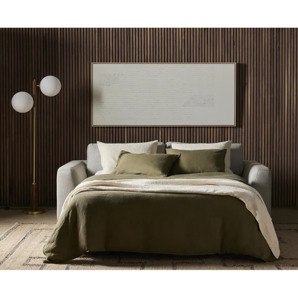 Meddie Sofa Bed - Grey, Wood