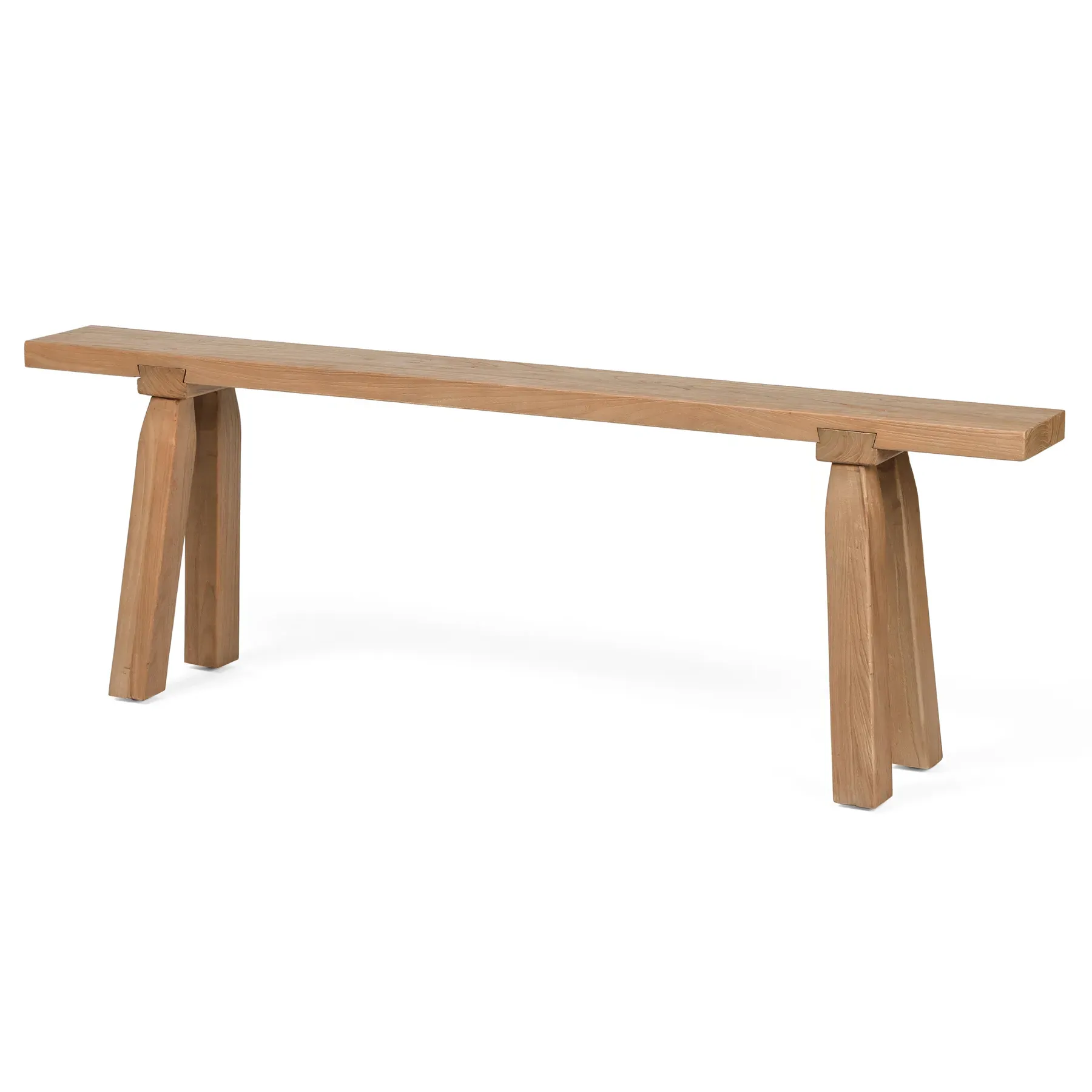 Meera Entryway Bench - Brown, Reclaimed Elm Wood