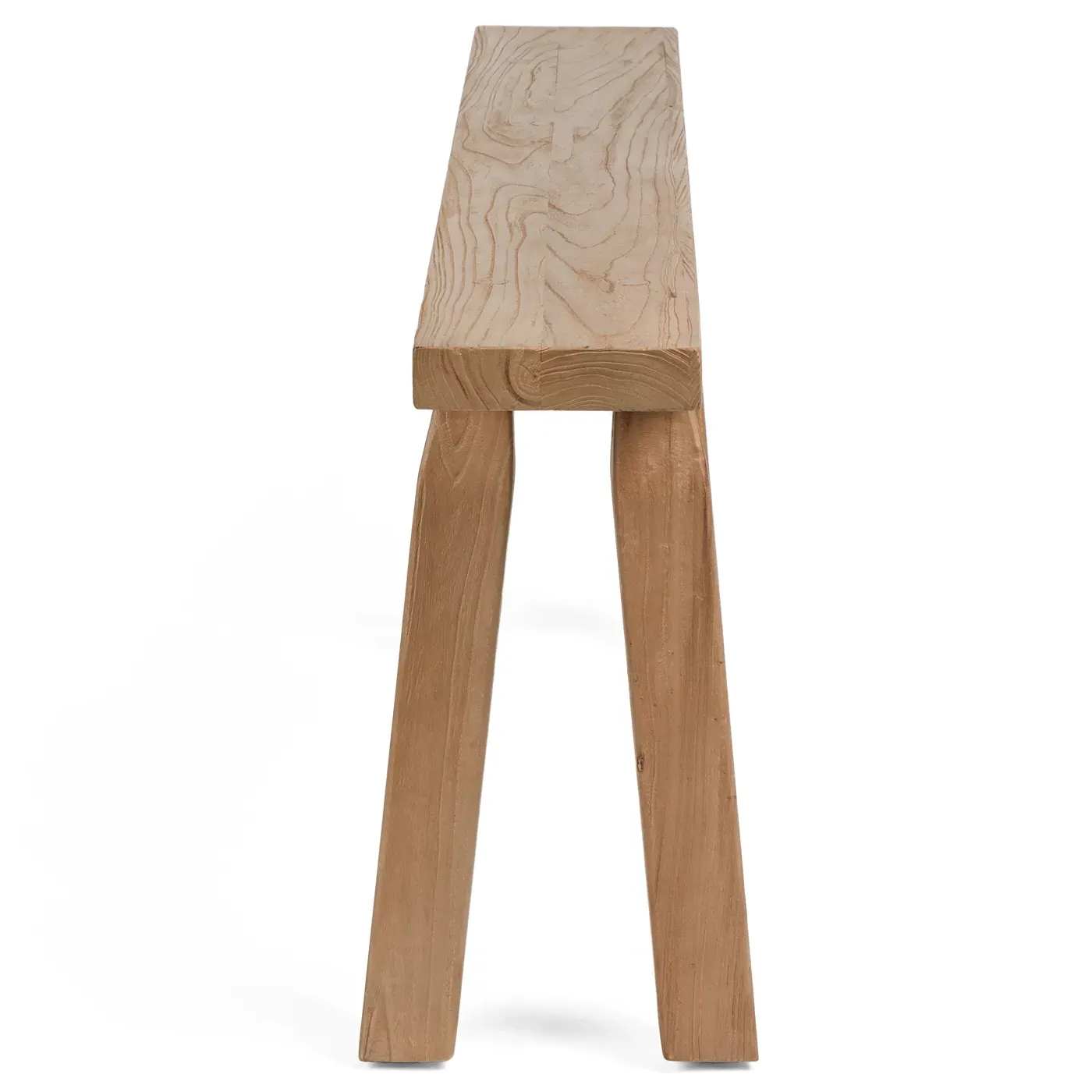 Meera Entryway Bench - Brown, Reclaimed Elm Wood