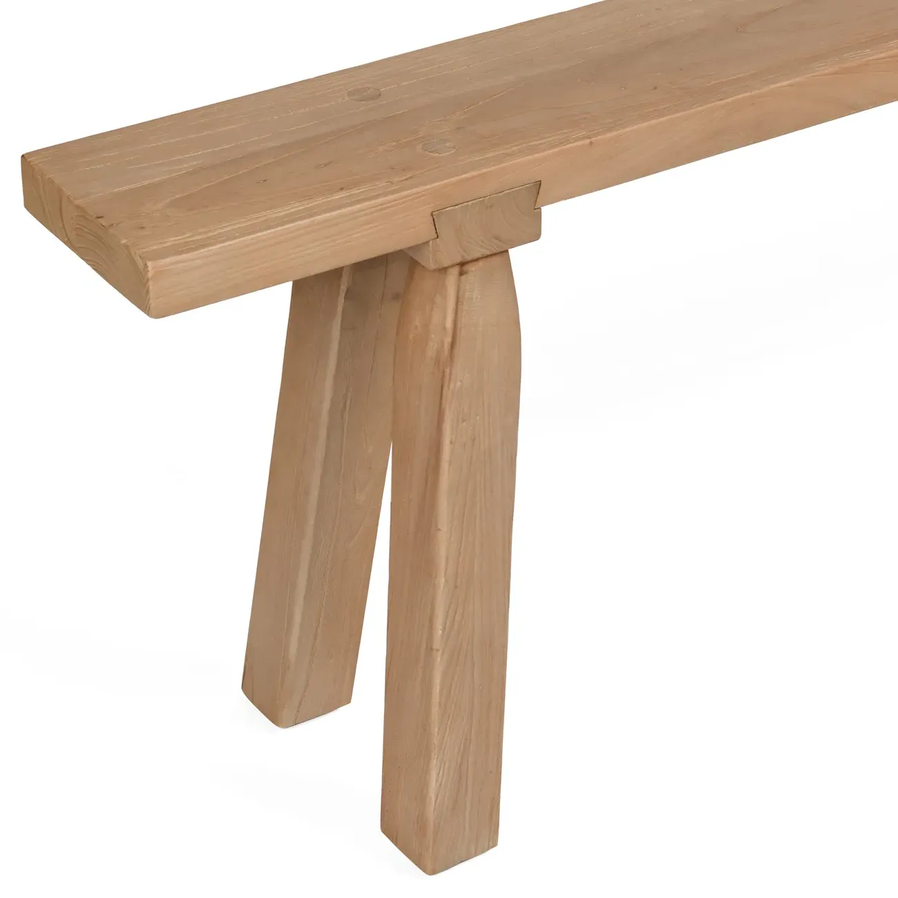 Meera Entryway Bench - Brown, Reclaimed Elm Wood