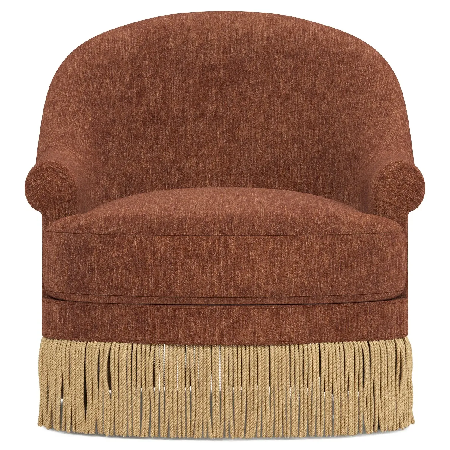 Meilani Swivel Glider Chair - Chestnut image