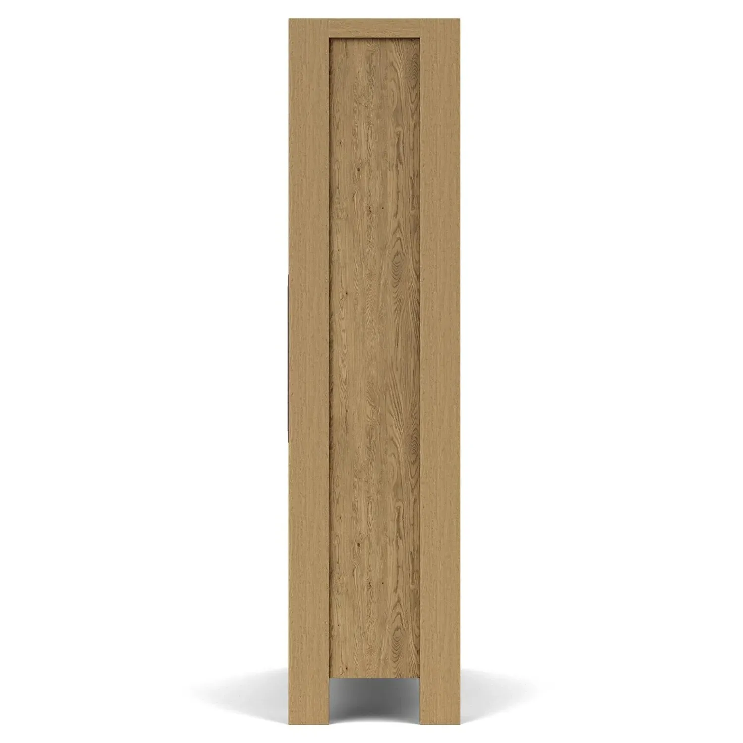 Melanie Display Case - Brown, Oak