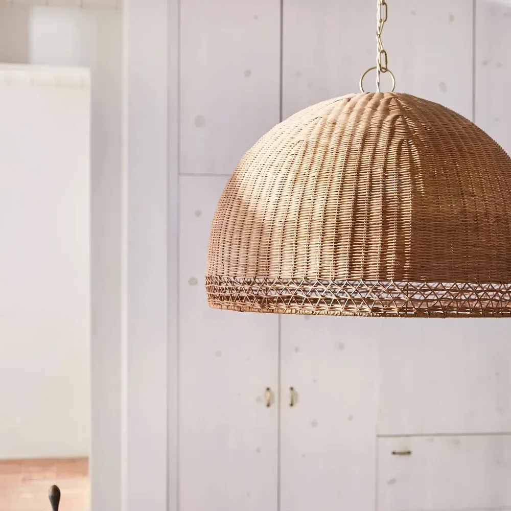 Melanie Large Pendant Light - Natural, Rattan