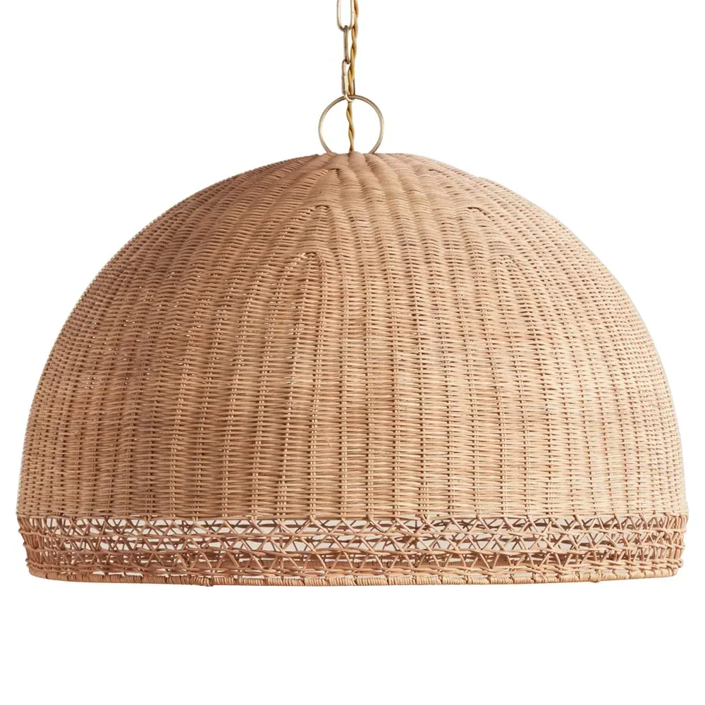 Melanie Large Pendant Light - Natural, Rattan