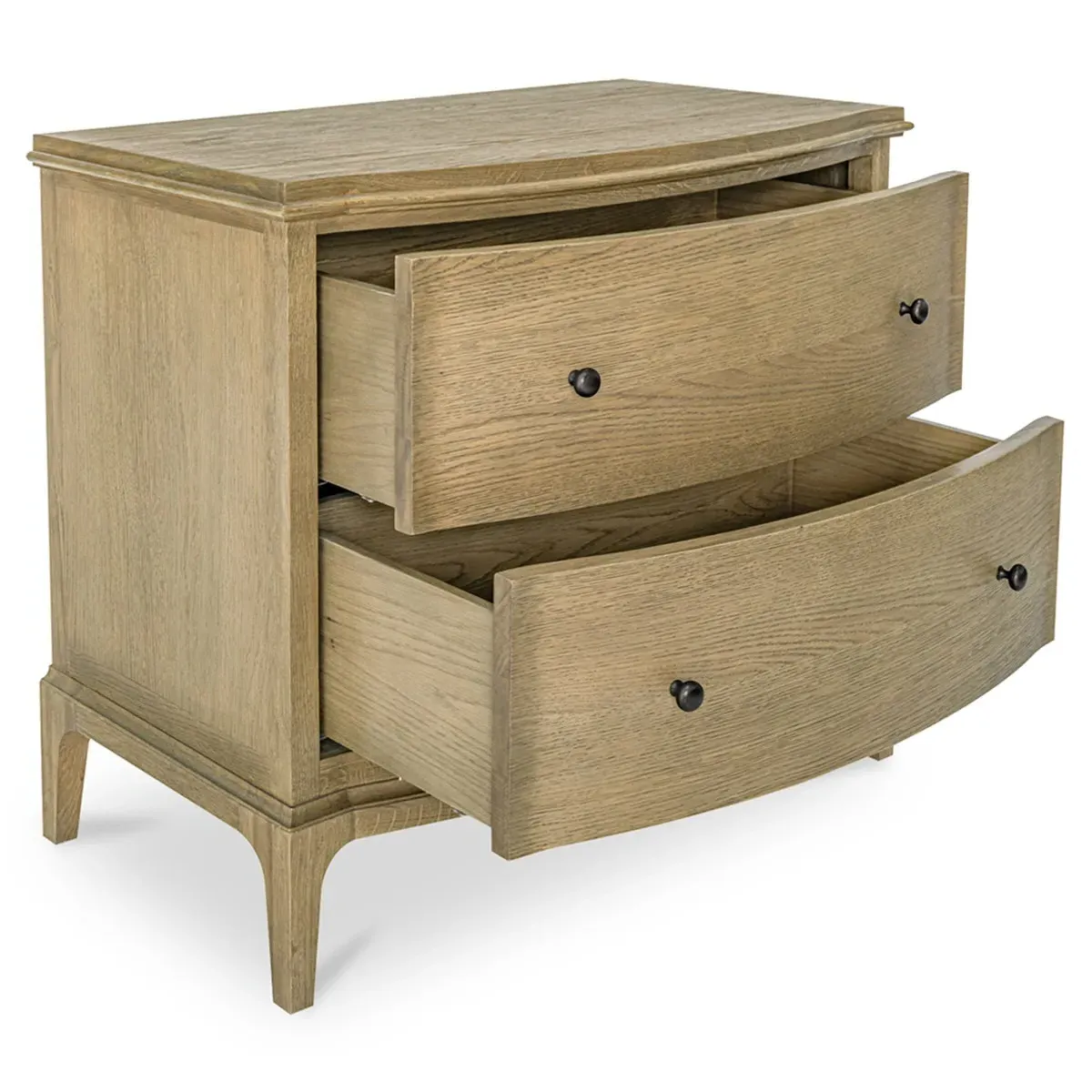 Melanie Nightstand - Brown, Oak
