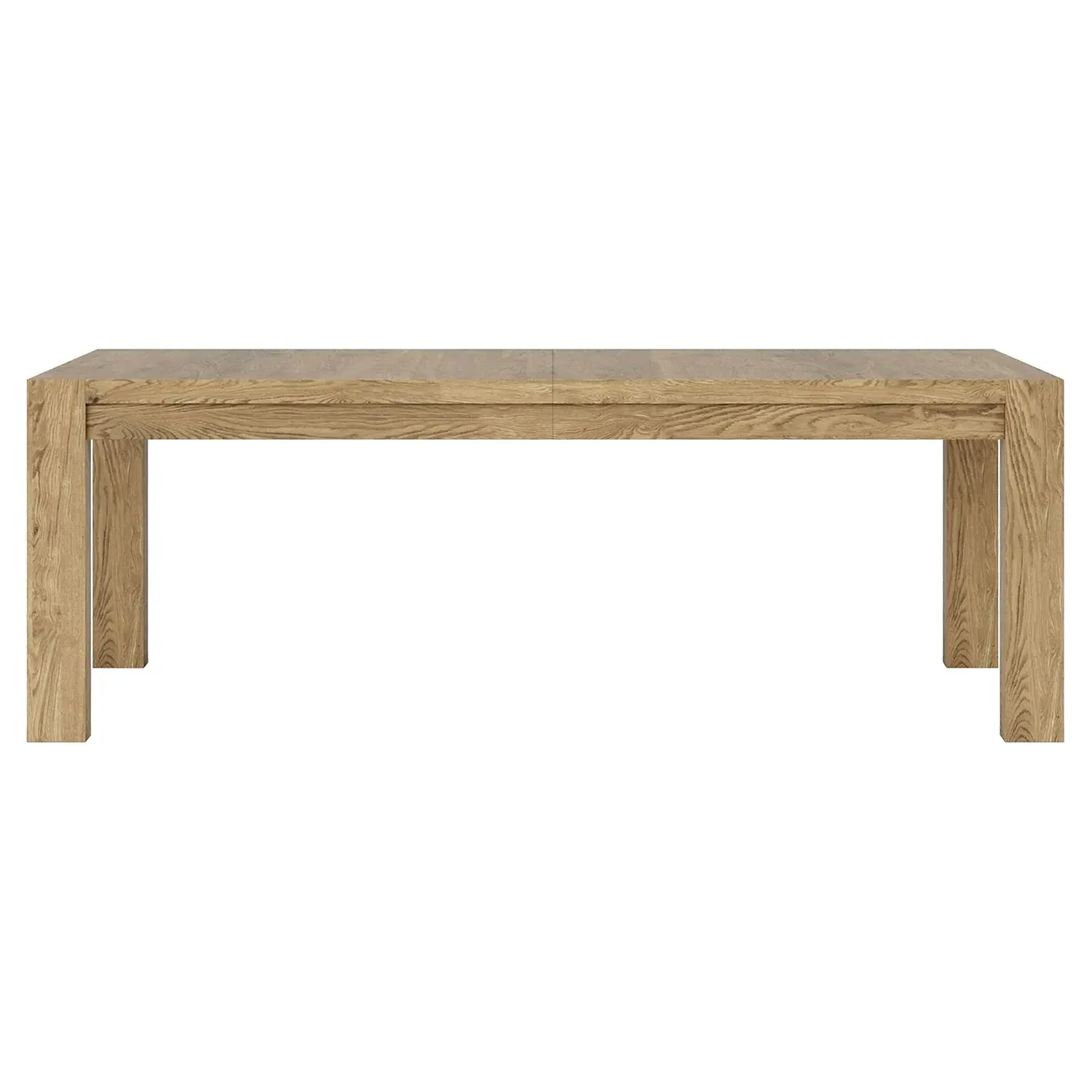 Melanie Rectangular Extendable Dining Table - Brown, Oak image