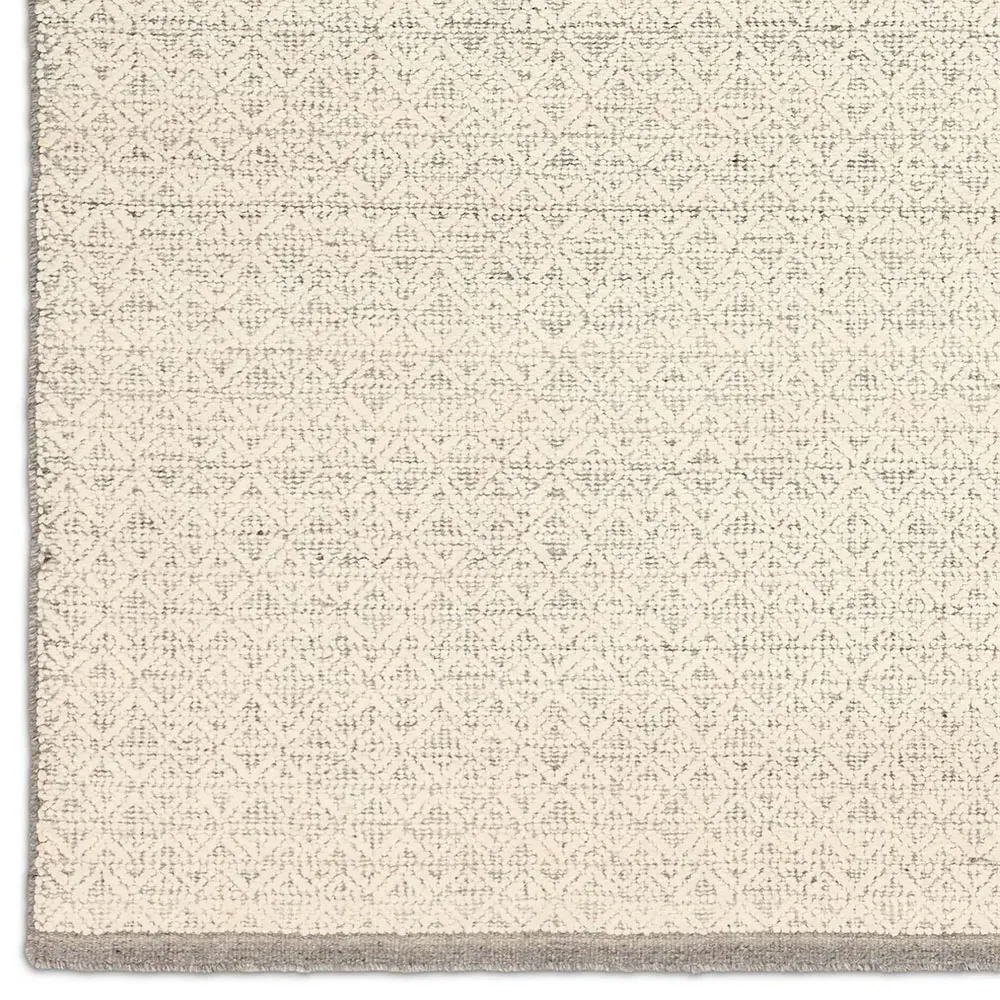 Melina Merwyn Border Solid Rug Sample - Brown, Wool