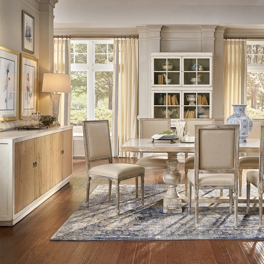 Melissa Sideboard Buffet with Doors - White, Pine