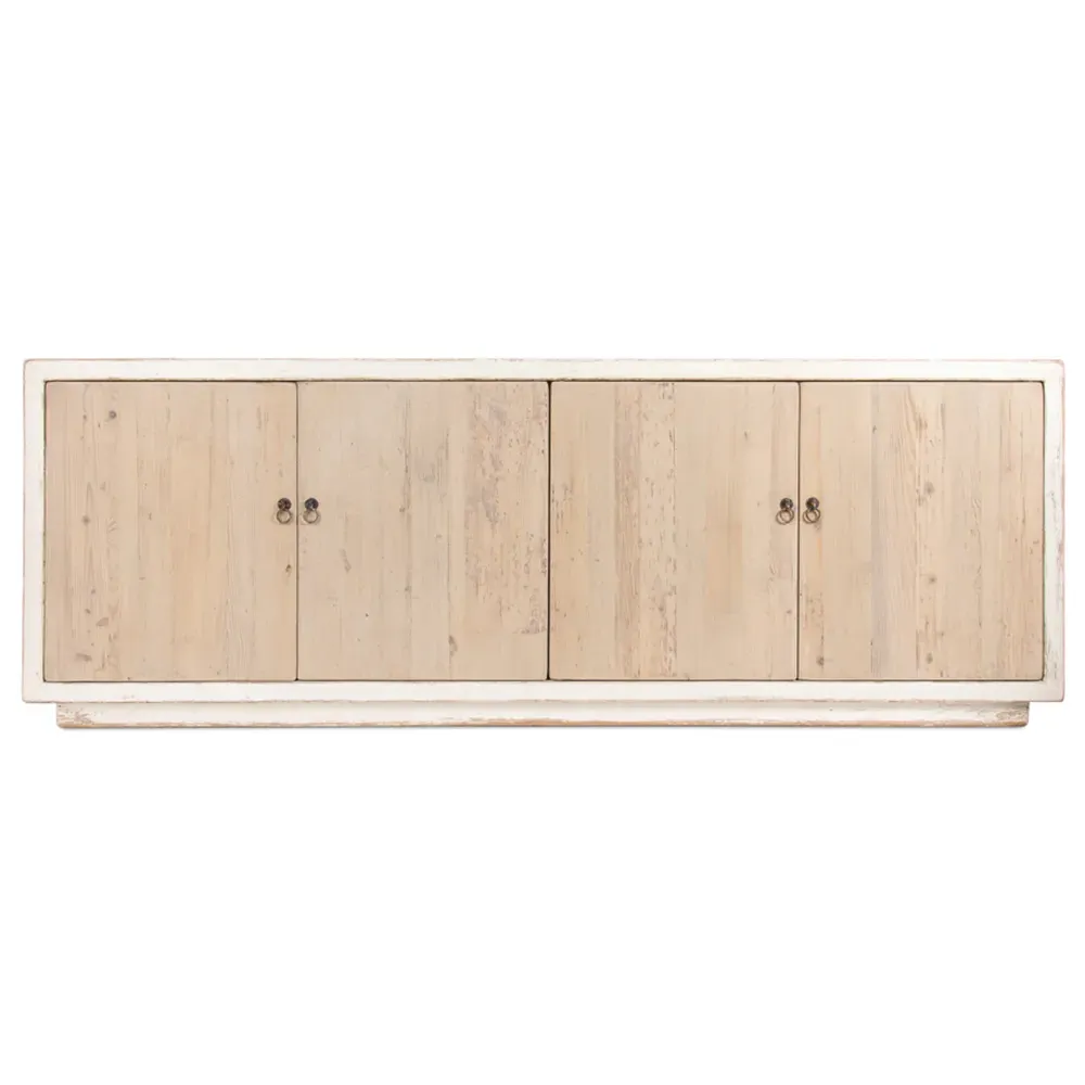 Melissa Sideboard Buffet with Doors - White, Pine image
