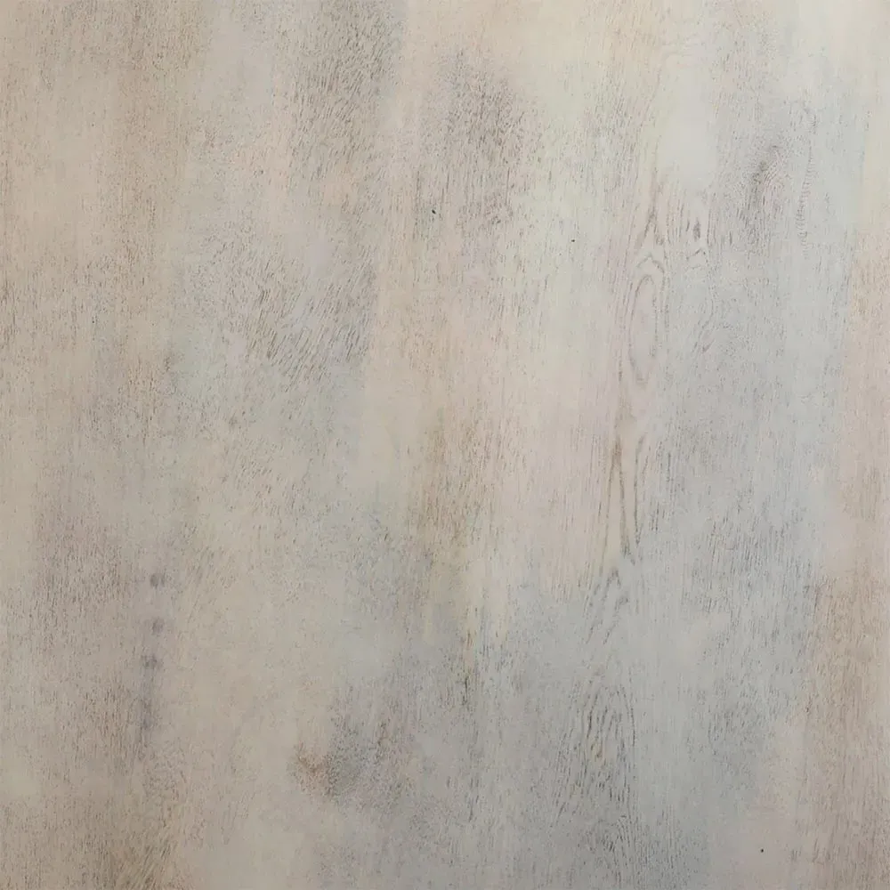 Mendez Round Pedestal Dining Table - White, Mango Wood