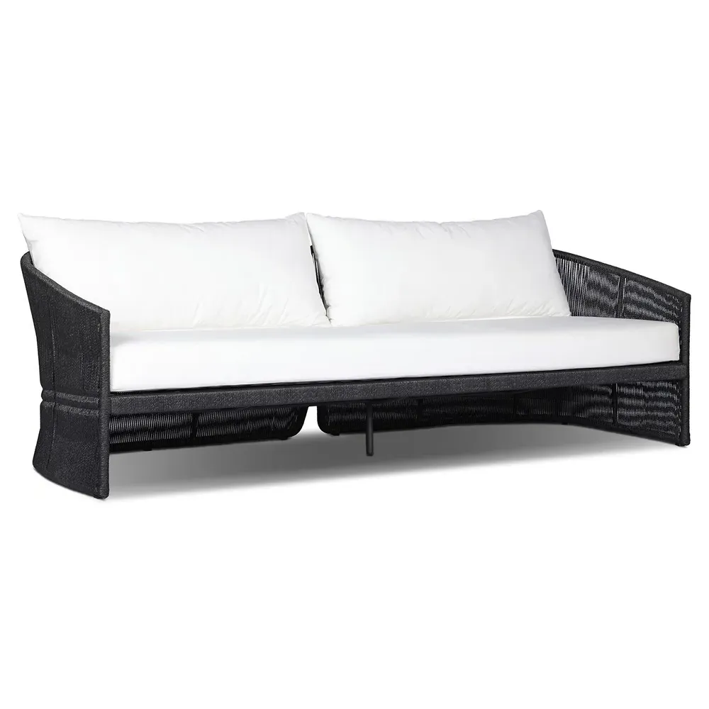 Mercer Outdoor Sofa - White, Polyethylene