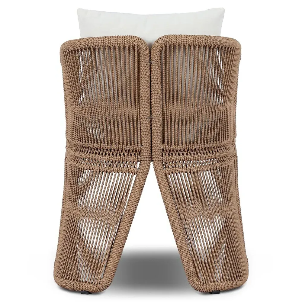 Mercer Rope Outdoor Dining Arm Chair - Natural, Polyethylene