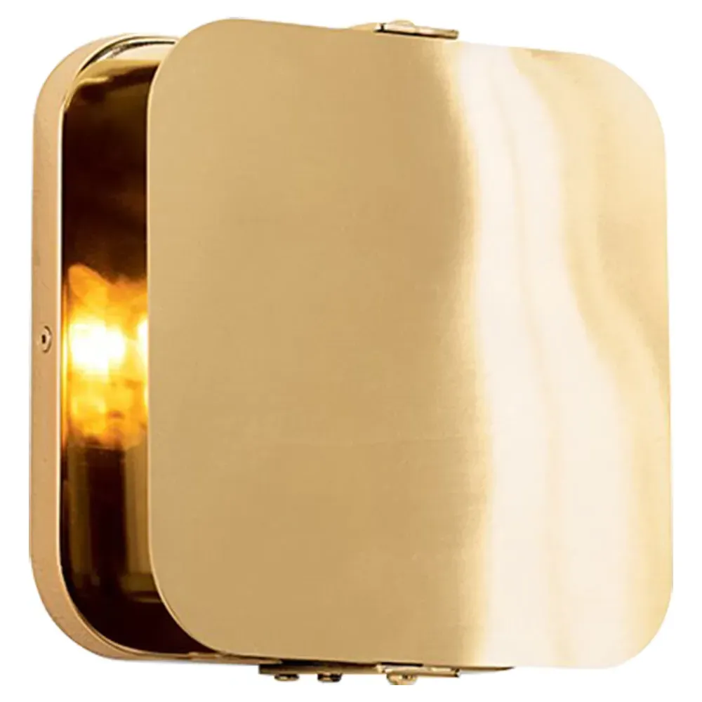 Mercury Pivot Compact Sconce - Antique Brass