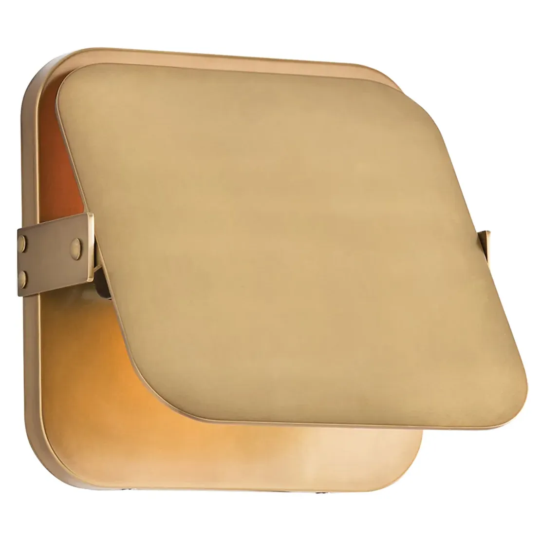 Mercury Pivot Compact Sconce - Antique Brass