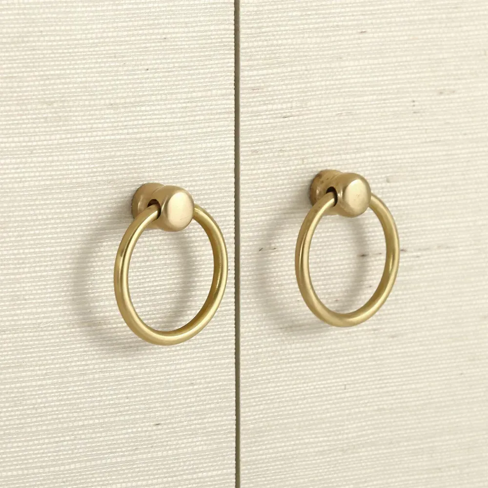 Meredith Chow Cabinet - Natural, Grasscloth