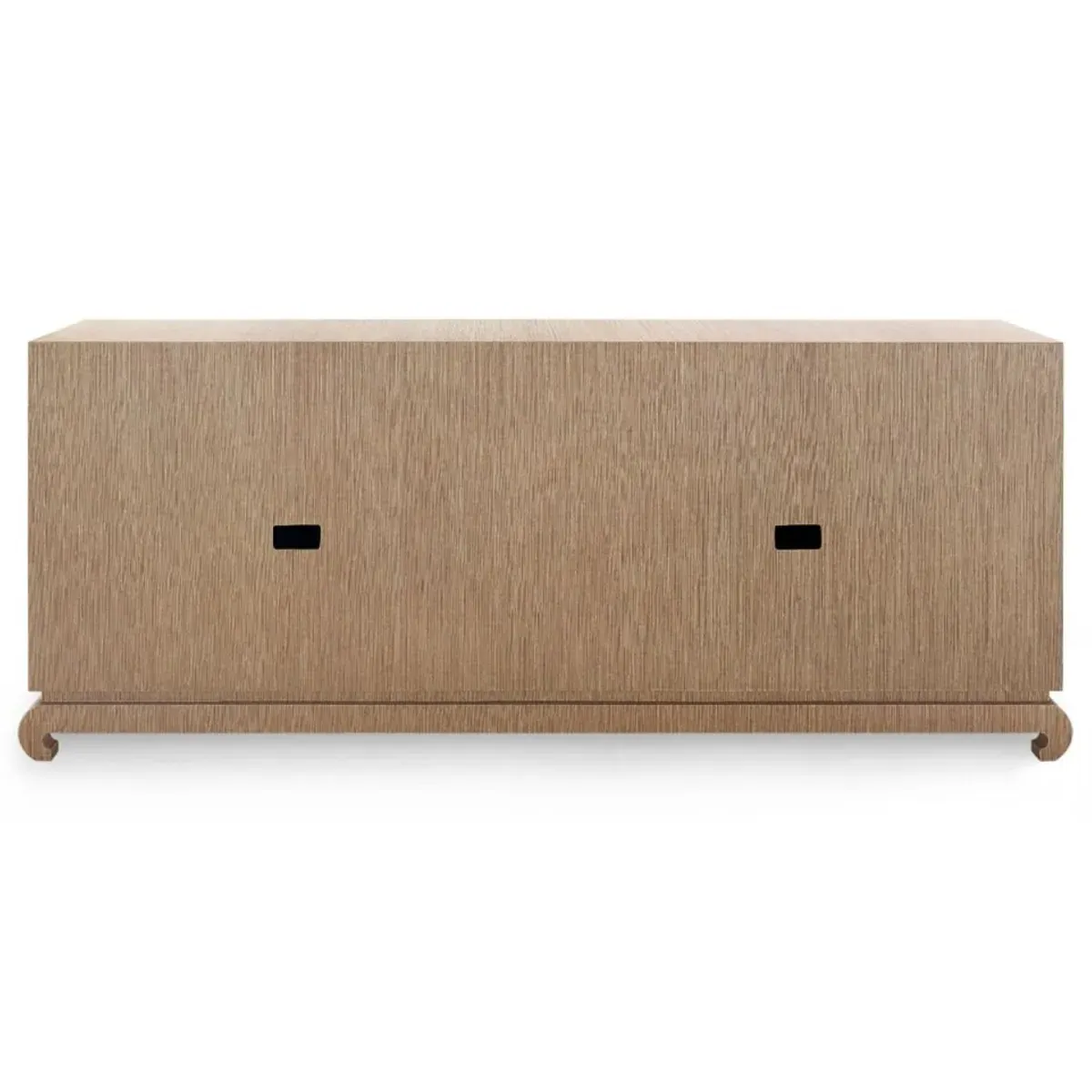 Meredith Media Cabinet - Brown, Grasscloth