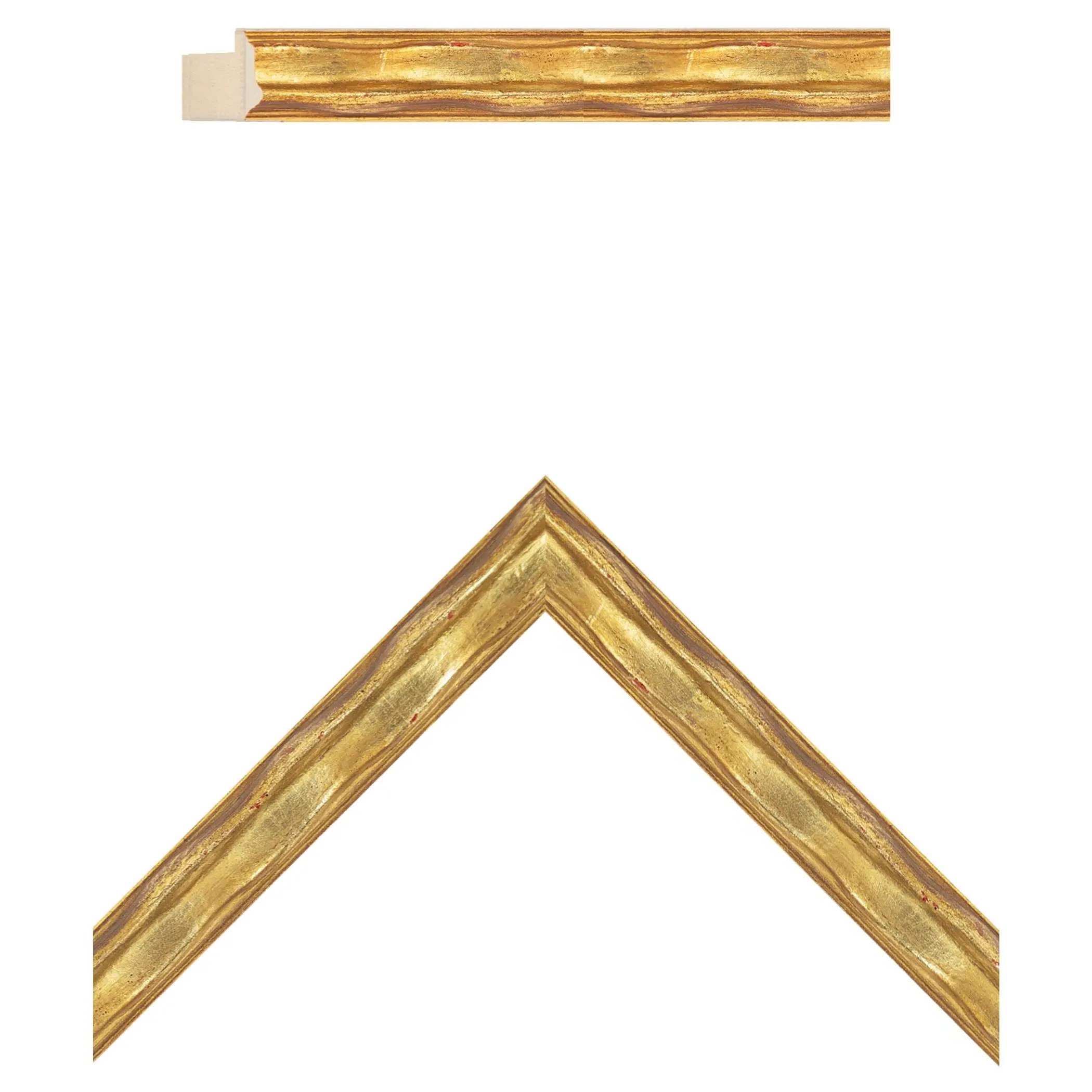 Merrick Horse Illustration Frame - Brown, Gold