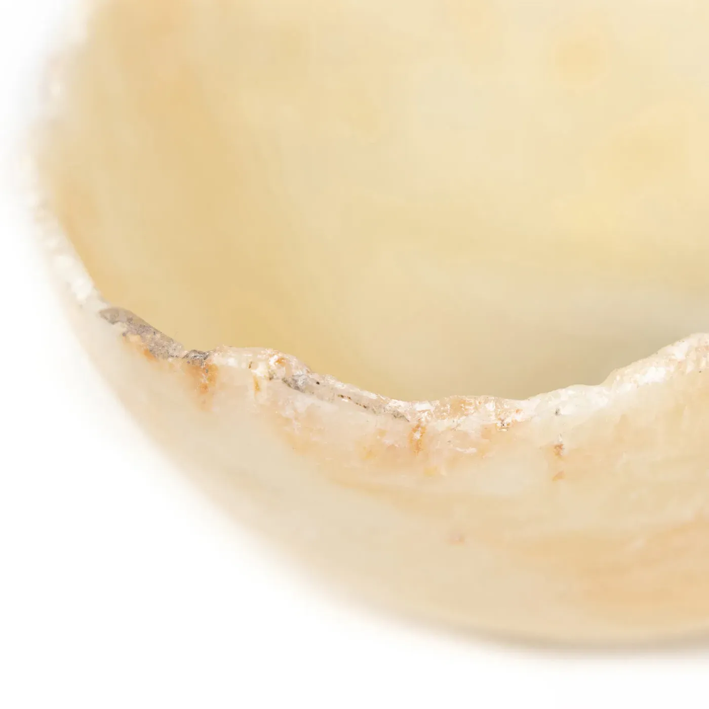 Meryll Oval Decorative Bowl - Beige, Onyx